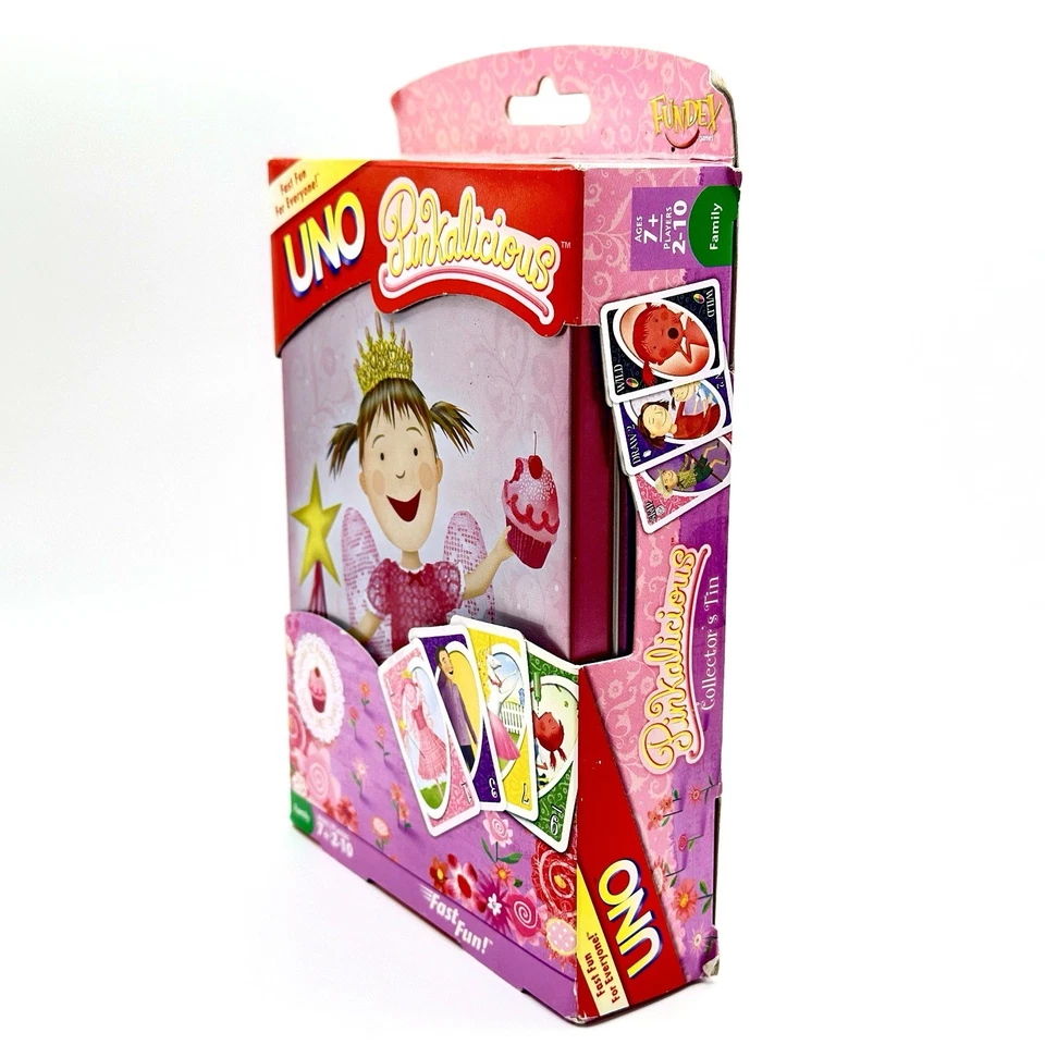 UNO Pinkalicious Card Game – Collector’s Tin New Sealed HTF Discontinued - Image 2 of 4