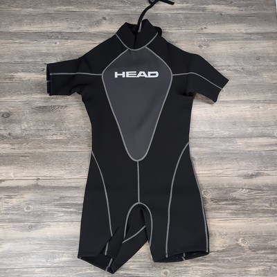 HEAD Wet Suit Shorty Wet Suit Size Medium SL/NO 1280211 Black Surf Cold Water