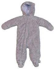 Koala Baby 1 Piece Full Zip Hooded Pram suit Footed Girls Size 6-9 Months 