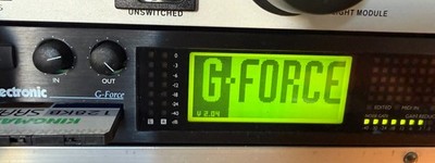 G-Force Multi Effekt Gerät / Prozessor von TC Electronic + Speicherkarte