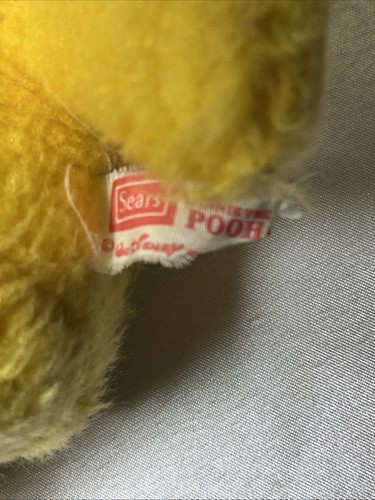 Vintage 1960er Plüsch Winnie Puuh Bär Sears Gund Walt Disney ~ 11 Zoll - Bild 7 von 8