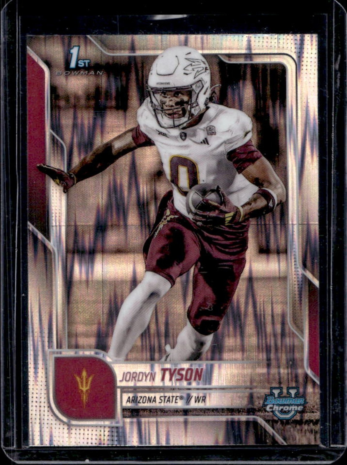 2025 Bowman Chrome U Jordyn Tyson Stealth Refractor 1st #31