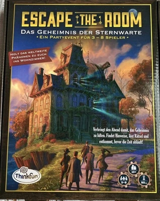 Brettspiele Escaperoom das geheimnis der sternwarte Partyevent für 3-8 Sp. NEU - Bild 1 von 4