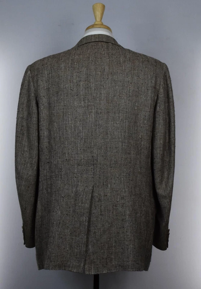 Oxxford Clothing Onwentsia Mens Wool  Silk Sport Coat Jacket 44 R Mint - Image 2 of 4
