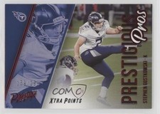 2021 Prestige Prestigious Pros Xtra Points Red 159/299 Stephen Gostkowski n0c