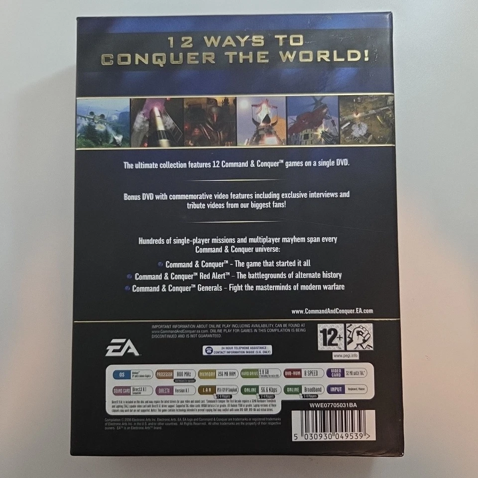 COMMAND AND CONQUER - The First Decade PC DVD BOXED + Poster No Manual Or Key - Image 2 of 4
