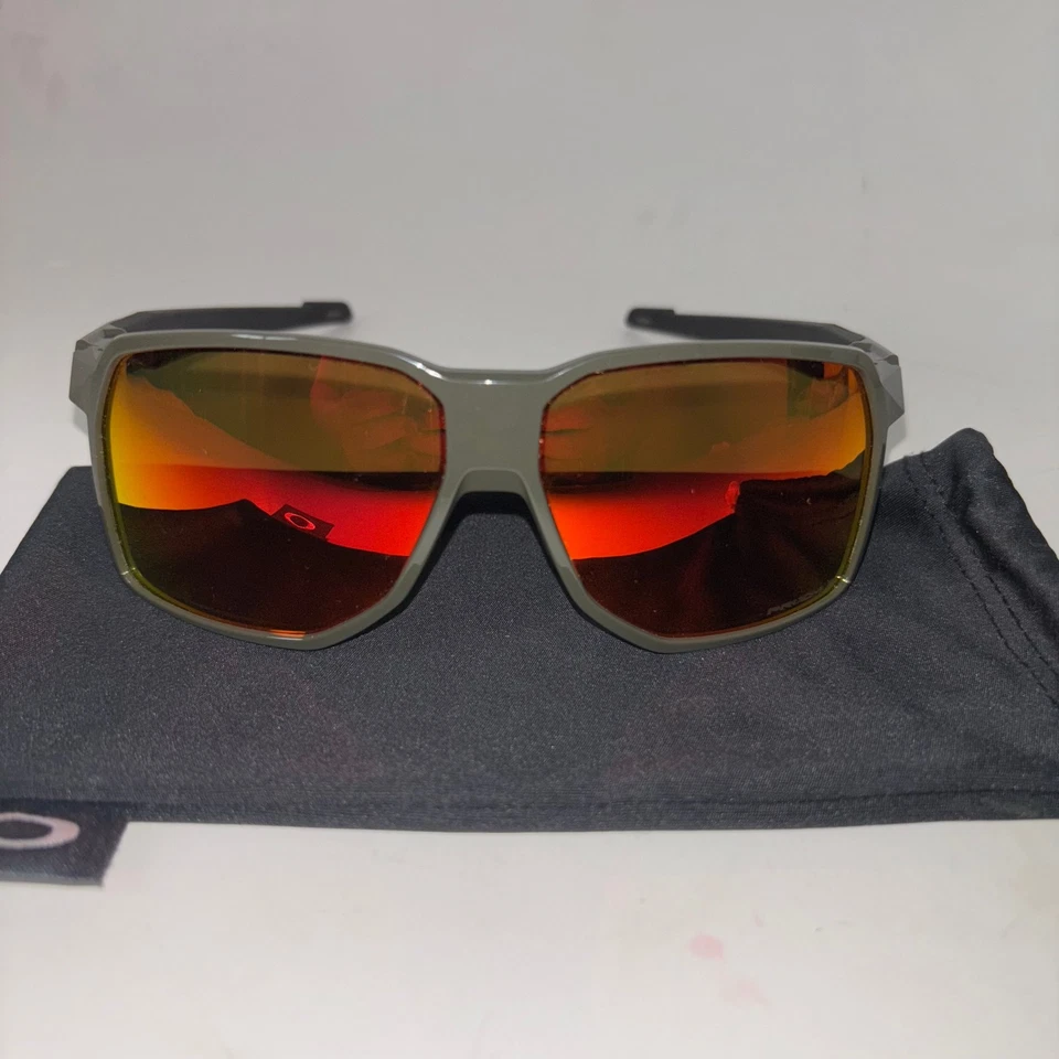 Gafas de sol Oakley Portal X pulidas musgo Prizm rubí lentes polarizadas OO9460 Foto 3 de 4