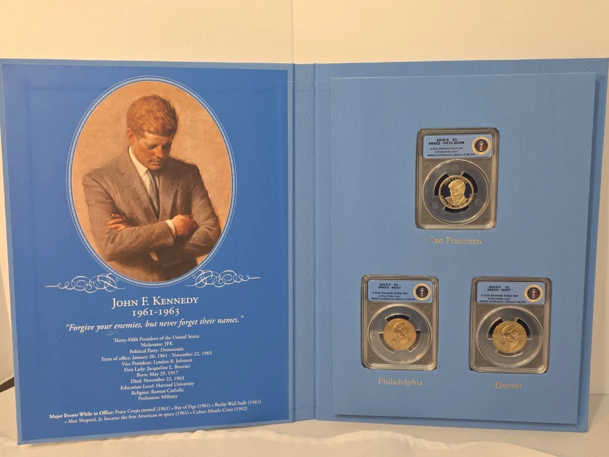 John F Kennedy Coin Indiana Presidential Dollar Coins (2007-Now