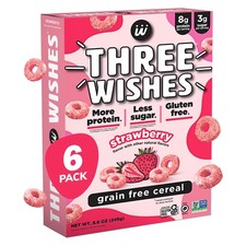 Three Wishes GrainFree Protein Breakfast Cereal 8g Protein and 3g Fiber Hea...