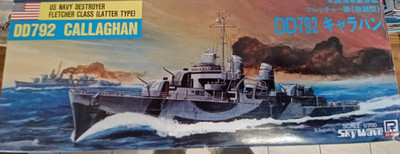 1:700 DD792 Callaghan US Navy Destroyer Skywave Pit-Road extrem selten
