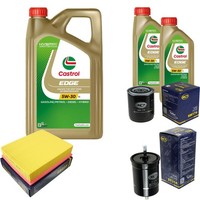 SCT Inspektionspaket 7L Castrol Titanium 5W-30 FüR Audi A6 2.4 2.8 A4 VW Passat