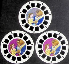 Disney's Beauty and the Beast 3d View-Master 3 Reel Set