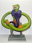 Vintage MOTU Sssqueeze Action Figure 1986 Mattel Complete 100% W/Stand Snake Men