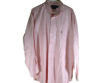 Ralph Lauren Shirt Men's XL Collared Long Sleeve Dress Button Up Polo Logo Rider