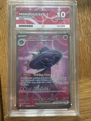 Mismagius EX 112/094 ACE 10 Perfect Subgrades
