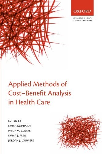 Applied Methods Of Cost-Benefit Analysis In Health Care ... Paperback / Softback