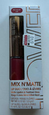 Flower Mix n Matte Lip Duo Matte Lipstick and Pearlized Gloss LD6 Red Velvet