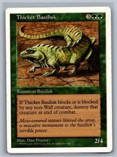 Magic The Gathering 5th Edition Thicket Basilisk MTG TCG CCG Fifth 5ED