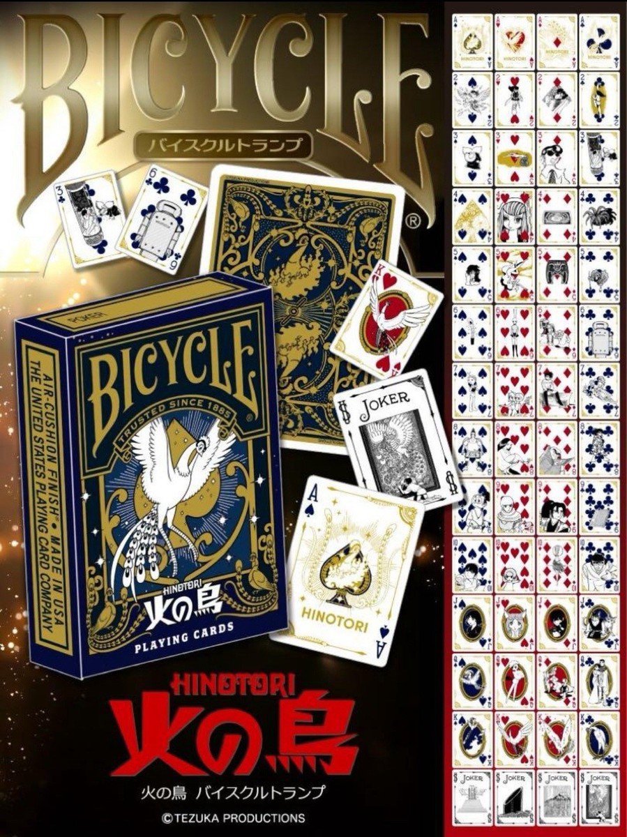 Bicycle Playing Cards Hinotori Osamu Tezuka Production Tokyo Japan