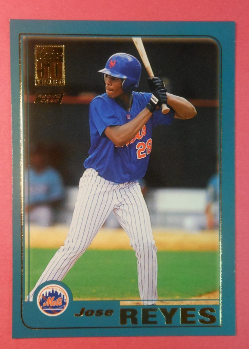 2001 Topps Traded & Rookies - Jose Reyes #T242 (RC) New York Mets Baseball