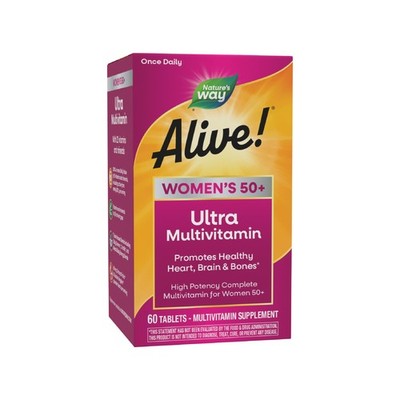 Nature s Way Alive! Ultra Potency Multivitamin for Women 60 Count (Pack of 1) 
