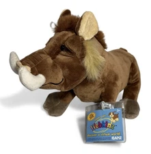 Ganz Webkinz Warthog Plush Stuffed Animal New With Sealed Code NWT