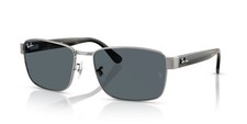 Ray-Ban RB3750 Polished Gunmetal/Blue 62 mm Sunglasses RB3750 004/R5 62-18