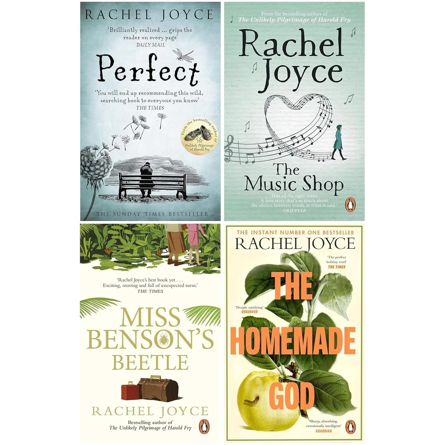 Penguin Random House Green/Black/Pink Rachel Joyce Collection 4 Books Set - Fiction - Paperback - Image 4