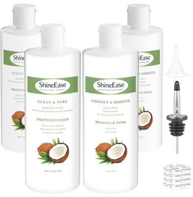 58oz Shampoo Bottles Containers for Cruise - Leak-Proof - Extra Large Empty Fake
