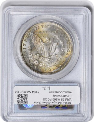 1884-O Morgan Silver Dollar VAM 25 MS63 PCGS | eBay