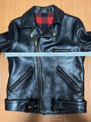 THE REAL McCOY'S BUCO JH-1 Horsehide Double Riders Leather Jacket