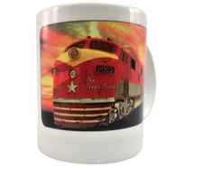 TEXAS SPECIAL RAILROAD COFFEE MUG - 11 oz. Ceramic Drinking Mug FRISCO MKT TRAIN