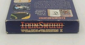 IronSword Wizards & Warriors II NES 1989 Box Manual Tested Acclaim Japan RARE