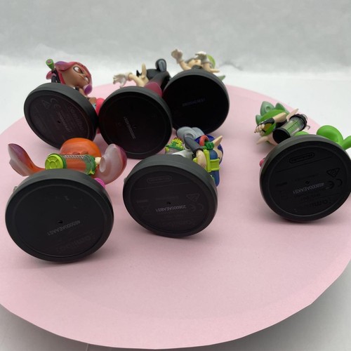 Splatoon 2 Marie & Callie Neon Pink Inkling Girl Boy & Girl Amiibo Nintendo - Picture 18 of 20