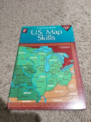 U.S. Map Skills A Homework Booklet Grades 5-8