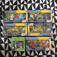 Make-It blocks fire squad construction Dino World Plus More figures pieces Lot