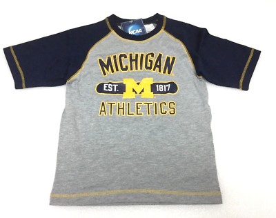 Outerstuff Youth Kids NCAA Michigan Athletics Graphic Short Sleeve Tee T Shirt