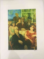 Remo Squillantini off set lithograph cm 50x70 Signature on slab with certificate