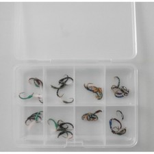 Epoxy Buzzers, Trout Flies, 40 per compartment box, crisp buzzers, etc, Fishing