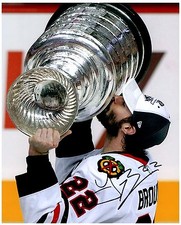 Chicago Blackhawks TROY BROUWER Signed Autographed 8x10 Pic C