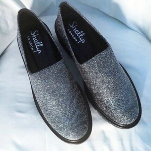 Shellys London Karen Plata Mocasín Tejido Elástico Cómodo Guante de montaje  | eBay