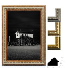 Bilderrahmen Emporia Foto Poster Holz Rahmen Barock Antik Prunk Shabby Gemälde