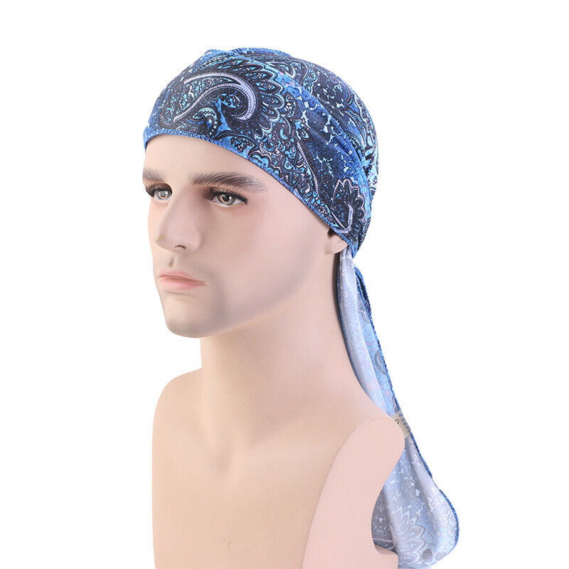 Pack of 12 Durag Headwrap Headscarf Bandana Doo Rag Long Tail