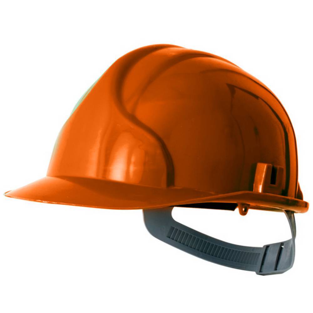 Protection tete chantiers lot 5 casques securite orange contre les blessures