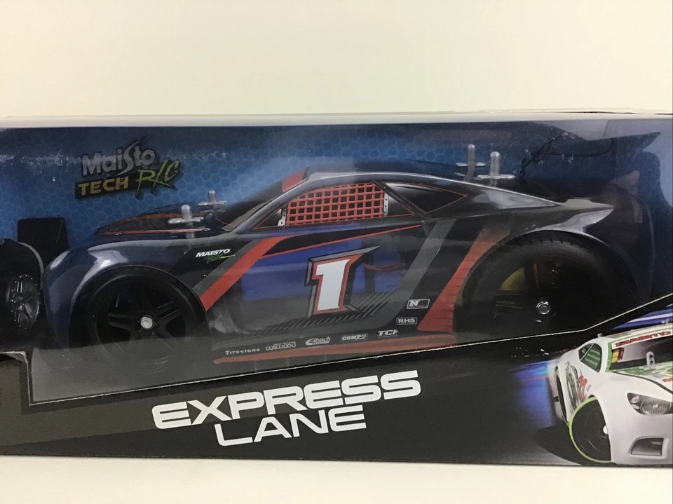 Maisto Tech R/C Express Lane Street Series Control Remoto #1Coche 27MHz Juguete Nuevo Foto 2 de 4