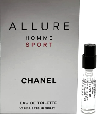 CHANEL ALLURE HOMME SPORT EDT for Men. Spray Sample 1.5 ml. Made