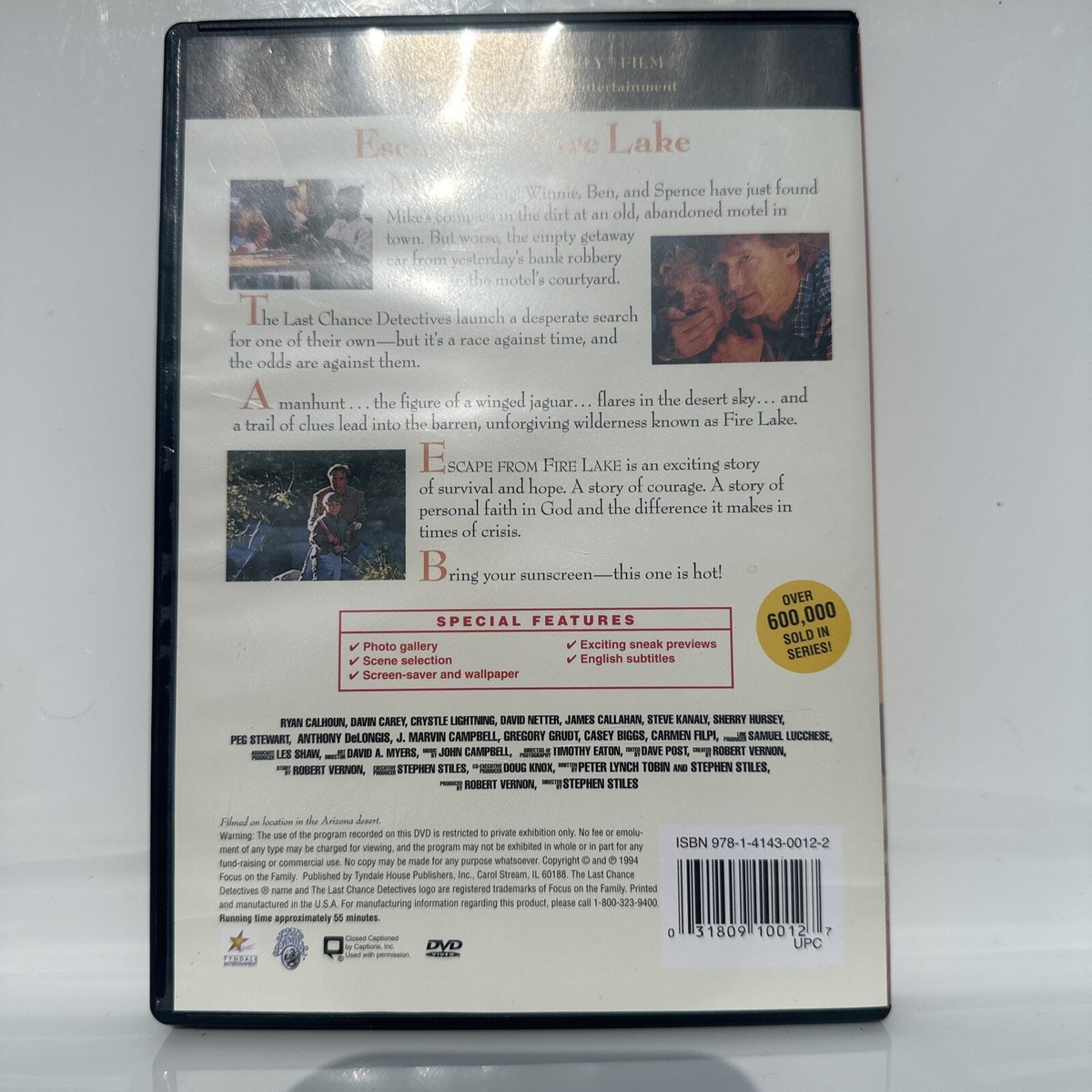 The Last Chance Detectives Case 3 Escape from Fire Lake DVD