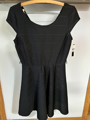 a byer black dress Byer Red Dotted Halter 90s Dress (M) – dry vtg and main image 0