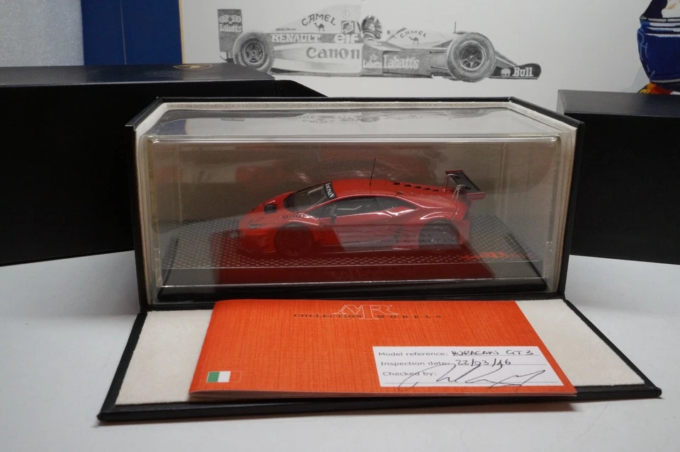 COLECCIÓN MR - LAMBORGHINI HURACAN GT3 - ROJO METALIZADO - COCHE MODELO ESCALA 1:43 Foto 3 de 4