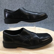 Nunn Bush Shoes Mens 9 M Jefferson Dress Loafers Black Leather Casual 84222-001